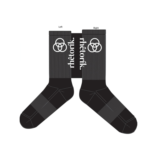 rhêtorik "Secret Symbol" Socks (BLACK)