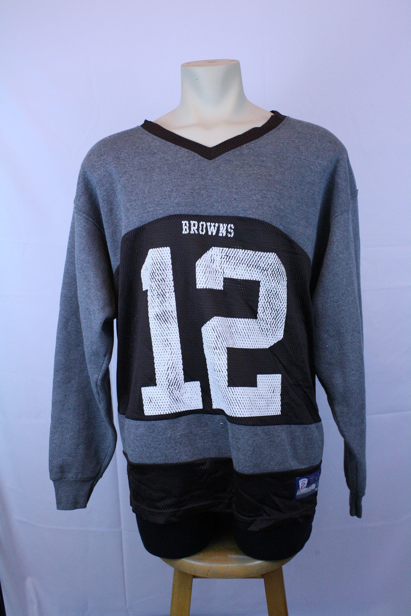 1 of 1 Browns Football Jersey Sweatshirt (XL)