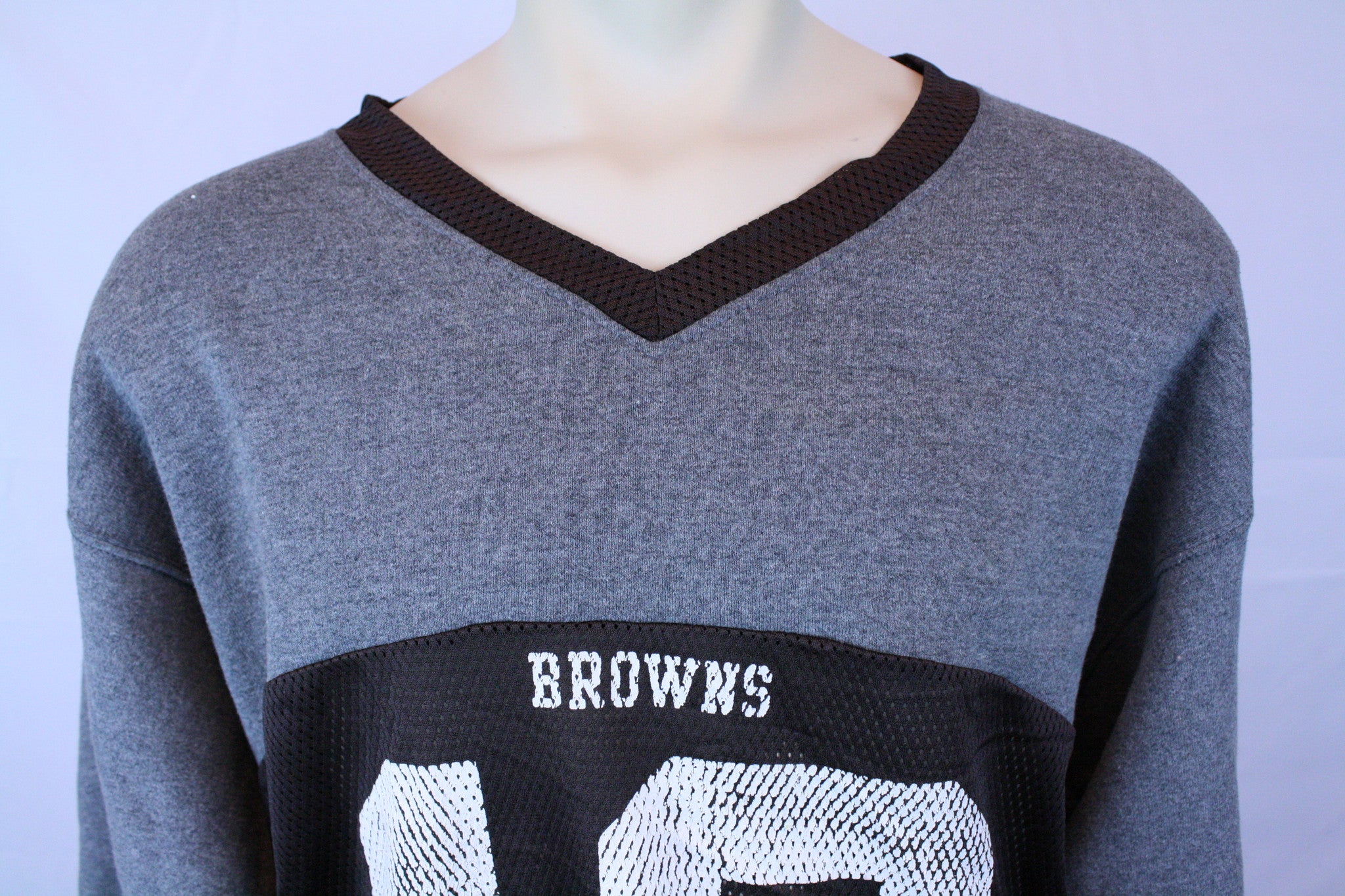1 of 1 Browns Football Jersey Sweatshirt (XL)