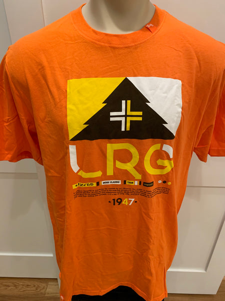 LRG Logo Tee Shirt - Orange (XL)