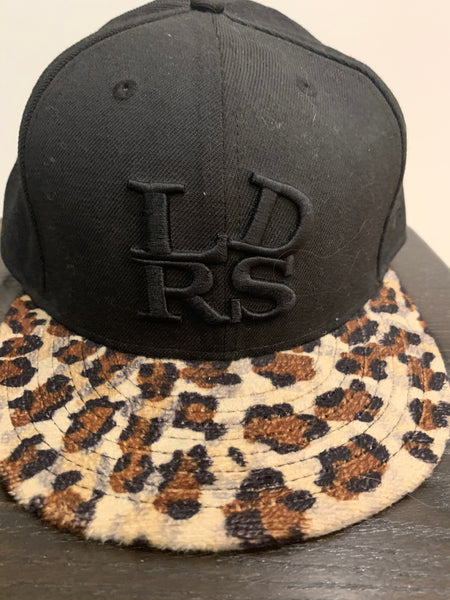 Leaders 1354 "Leopard Bill" Hat - Black Size 7-3/4"