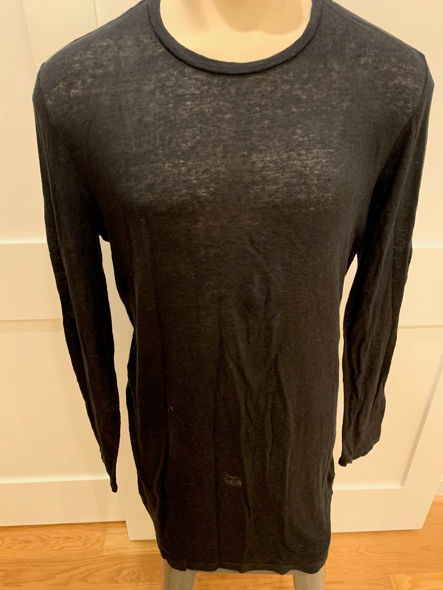 Long Sleeve Black Shirt - XL