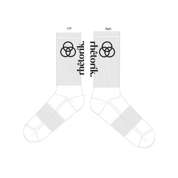rhêtorik "Secret Symbol" Socks (WHITE)